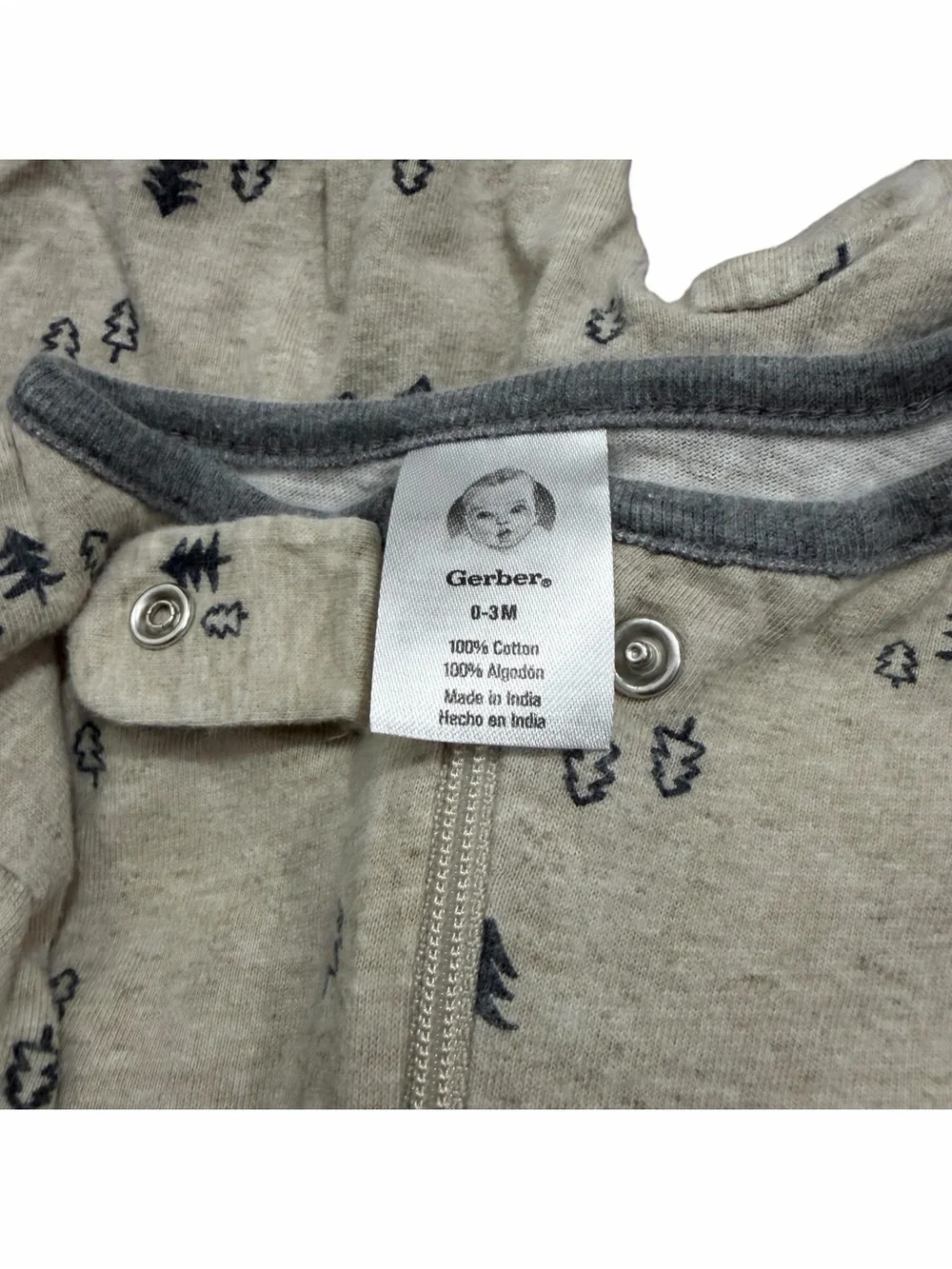 0-3M Zip Up and Snap Pajamas Bundle Lot Of 6 PJs 0-3 Months